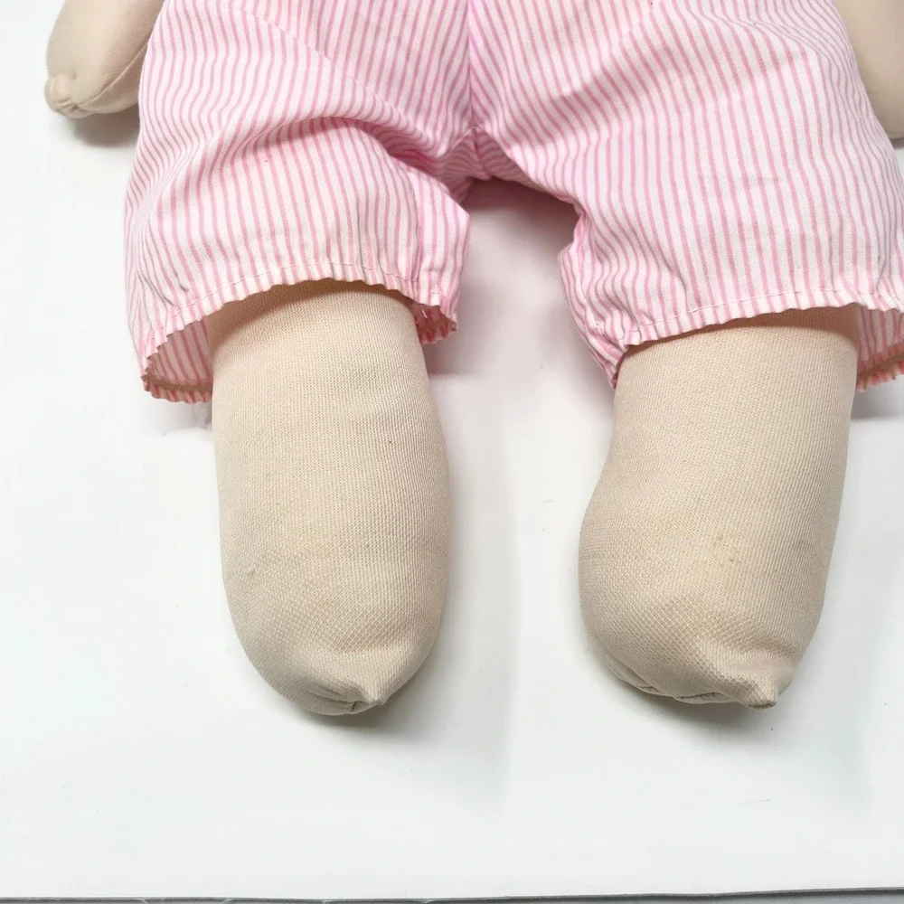 Vintage 1984 Martha Nelson Thomas Original Doll Baby‎ Brown Hair Pink Outfit 16